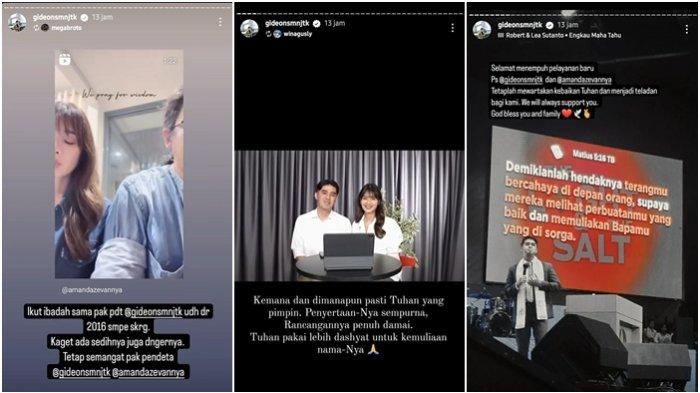 Repost story Gideon Simanjuntak - ungkapan terima serta doa dari jemaat