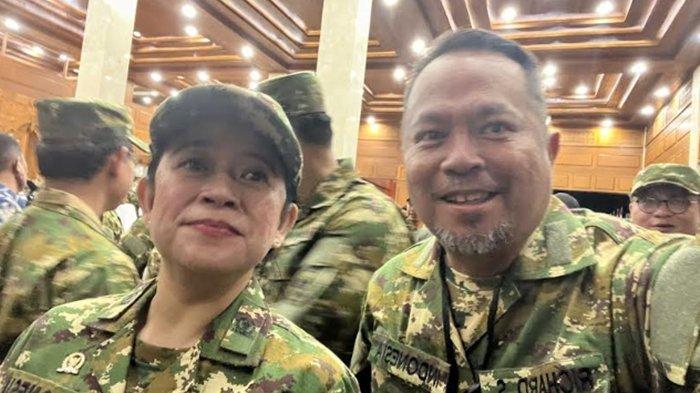 RETRET - Potret Wali Kota dan Wawalkot Manado, Andrei-Richard enjoy ikut retret di Magelang. Selain itu, Richard juga mengambil foto selfie dengan Puan Maharani.