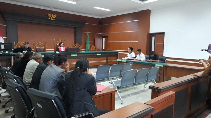 SIDANG PRAPERADILAN - Para pengacara Asiano Gemmy Kawatu (AGK) bergulir di Pengadilan Negeri (PN) Manado. Sidang praperadilan kasus korupsi dana hibah Pemprov Sulawesi Utara ke GMIM dengan pemohon Asiano Gemmy Kawatu (AGK) di Pengadilan Negeri (PN) Manado, Senin (2/5/2025).