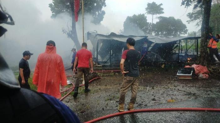 Satu Rumah Warga di Walian Dua Tomohon Hangus Dilalap si Jago Merah