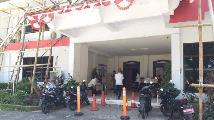 Suasana Kantor DPRD Manado dan sekitarnya Rabu (22/11/2023)