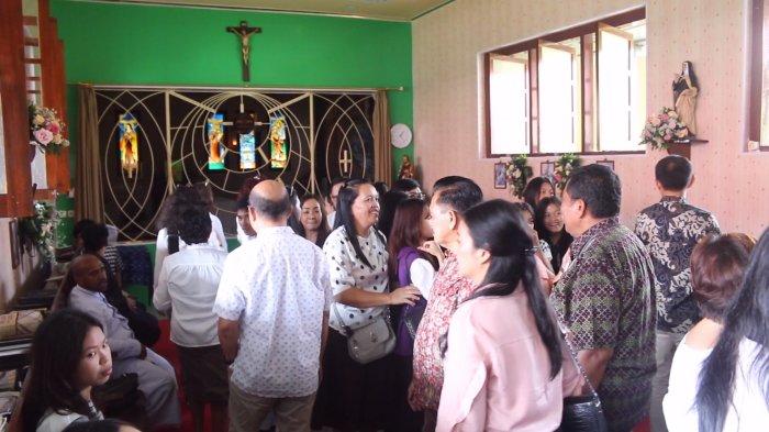 Suasana dalam Biara Karmel OCD Santa Theresia dari Kanak-kanak Yesus di Jalan Opo Worang, Kelurahan Kakaskasen Tiga, Kecamatan Tomohon Utara, Kota Tomohon, Sulawesi Utara, Sabtu (4/5/2024).