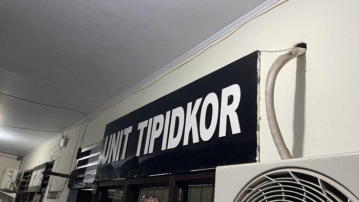 Suasana ruang unit Tipikor Polres Bitung.