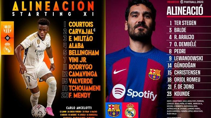 Susunan Pemain Real Madrid vs Barcelona: Arda Guler Cedera, Ancelotti Cadangkan Modric dan Kroos
