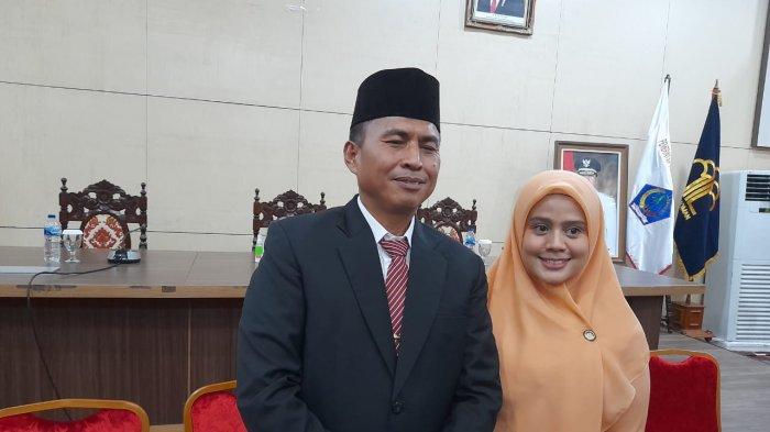 Tahlis Galang, Eks Sekda Bolmong bersama istri