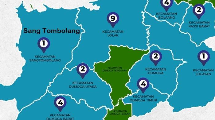 Tentang Kecamatan Sang Tombolang - Bolaang Mongondow - Sulawesi Utara. Letak Geografis Kecamatan Sang Tombolang.