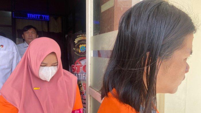 Tersangka kasus modus investasi bodong arisan lelang, diungkap oleh Polres Minahasa Selatan