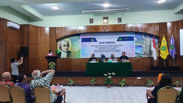 Unika De La Salle Manado, Jadi Tuang Rumah Dialog Komunikasi Pariwisata BULD DPD RI