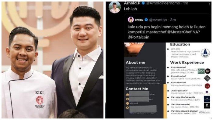 Viral di media sosial CV atau daftar riwayat hidup Kiki MasterChef Indonesia 11.