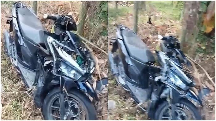 KECELAKAAN: Viral hari ini di media sosial kecelakaan maut di Jalan Bubak, Kecamatan Lolayan, Bolmong, Sulawesi Utara (Sulut), Minggu 20 Juli 2025. Seorang pemotor dikabarkan meninggal.
