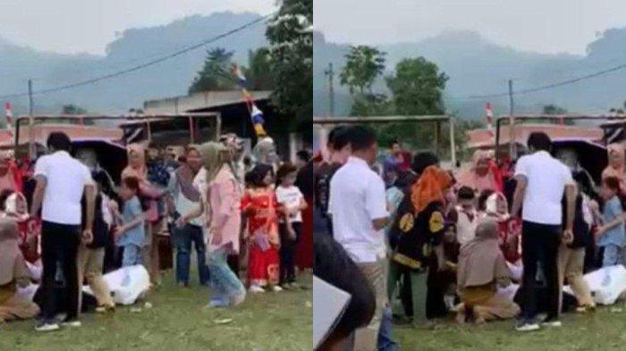 Viral emak-emak di Kerinci Jambi meninggal saat ikut lomba balap karung HUT ke-78 RI.