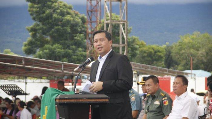 Wagub Sulut Steven Kandouw hadiri ibadah syukur perayaan HUT ke-193 Pekabaran Injil (PI) dan Pendidikan Kristen GMIM tahun 2024 di Stadion Duasudara Kota Bitung, Sulawesi Utara (Sulut) Rabu (12/6/2024).