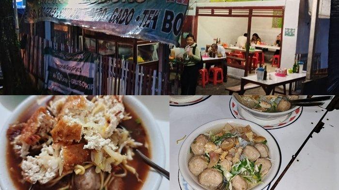 NIKMAT: Warung Arto Moro Mas Wid di Jalan Babe Palar, Rike Manado. Ratusan porsi bakso ludes setiap hari.