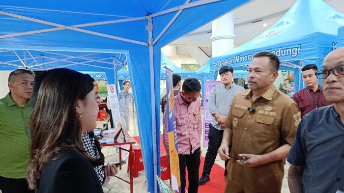 JOB FAIR - Wawali Manado Richard Sualang saat membuka Manado Job Fair 2025 di Star Square Bahu Mall, Malalayang, Manado, provinsi Sulawesi Utara (Sulut), Rabu (9/7/2025). Ribuan lowongan kerja dibuka.