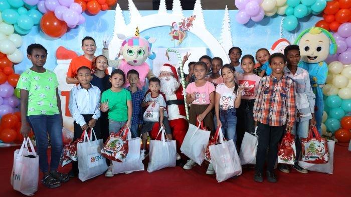 Wondrful Christmas BNI Wilayah 11 Suluttenggomalut mengajak 30 anak dari Lembaga Kesejahteraan Sosial Anak (LKSA) Yayasan Rapi Manado dan Panti Asuhan Terang Titipan Tuhan Manado.