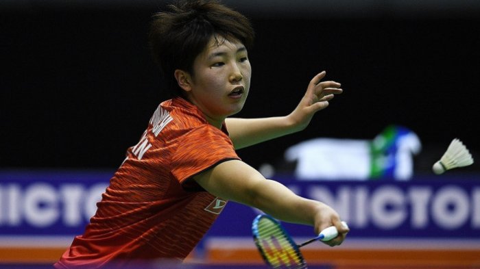 Pebulu tangkis tunggal putri Jepang, Akane Yamaguchi.