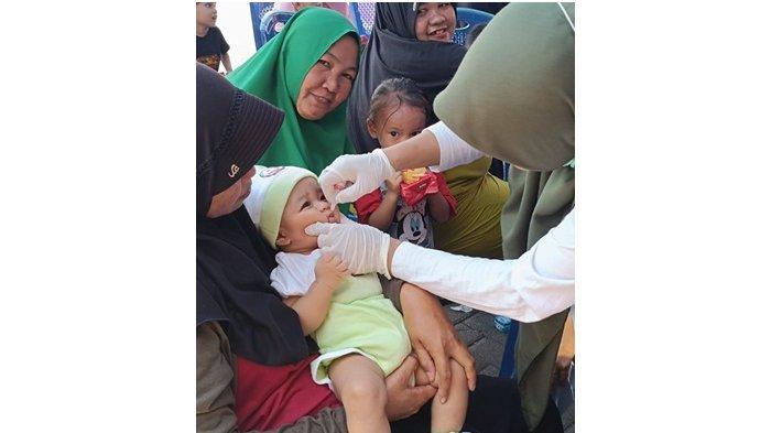 PT Sumber Alfaria Trijaya Tbk (Alfamart) kembali menggelar Posyandu bekerja sama dengan pemerintah daerah di Toko Tontulow Kecamatan Pinogoluman Kabupaten Bolaang Mongondow Utara (Bolmut).
