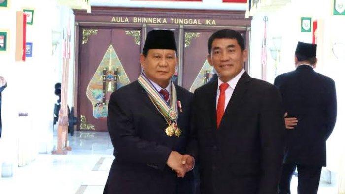 Prabowo Subianto dan Yulius Selvanus Komaling.