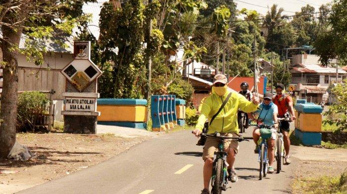 Komunitas penghobi sepeda dan fotografi mencari objek wisata potensial di Sulut.