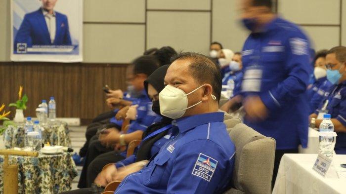Bupati Talaud Elly Lasut (E2L) menghadiri Musda IV Partai Demokrat yang diselenggarakan di Hotel Mercure Tateli, Minahasa Sulawesi Utara