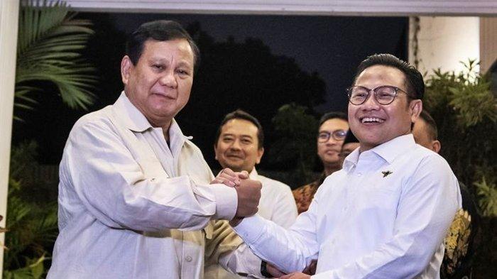 Prabowo Subianto dan Muhaimin Iskandar saat bersama di koalisi KKIR.