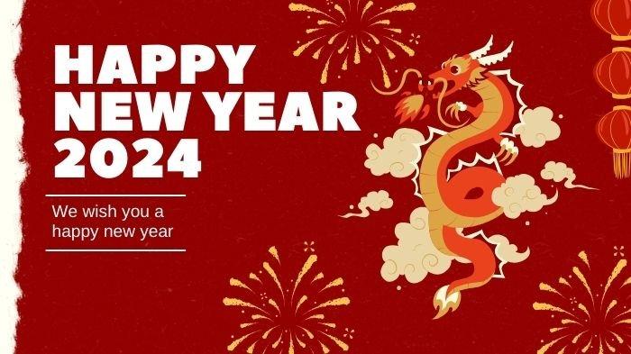 Poster Tahun Baru Imlek 2024