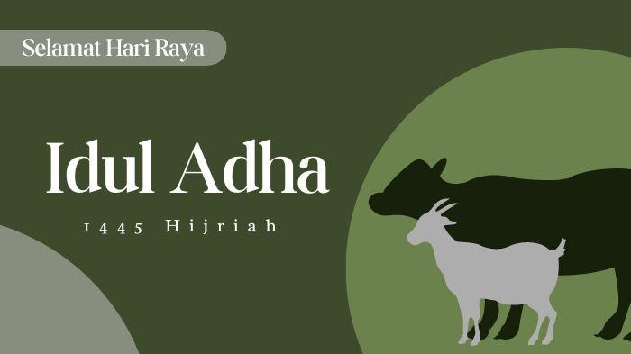 Poster Gambar Ucapan Idul Adha 2024/1445H