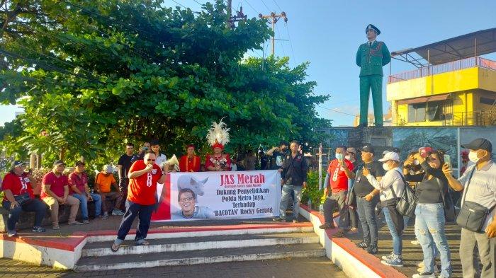 demo Jas Merah di Manado Sulawesi Utara