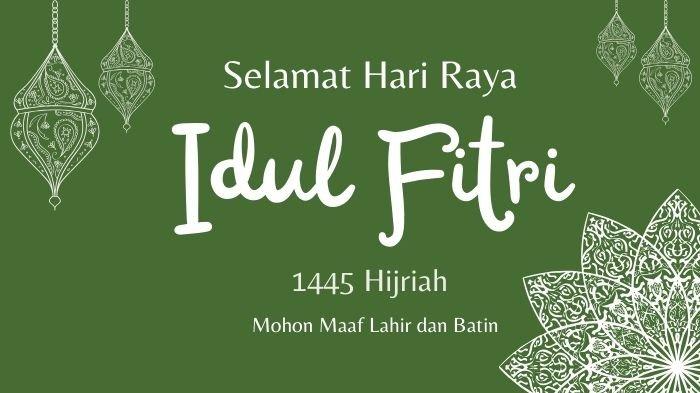Poster Selamat Idul Fitri 2024