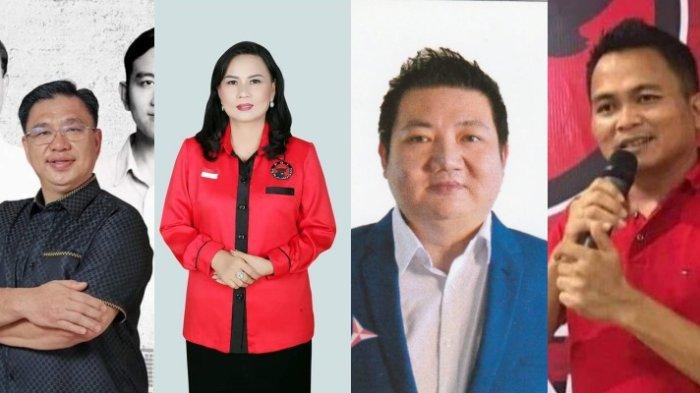 Empat bakal calon Bupati Minahasa Tenggara di Pilkada 2024.
