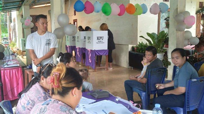 Foto-foto suasana Pemilu 2024 di TPS 001 dan 002 Desa Tumbohon Kec. Talawaan Minahasa Utara