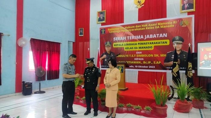 Foto Sertijab Kalapas Manado, Kamis 19 Oktober 2023 di Lapas Manado