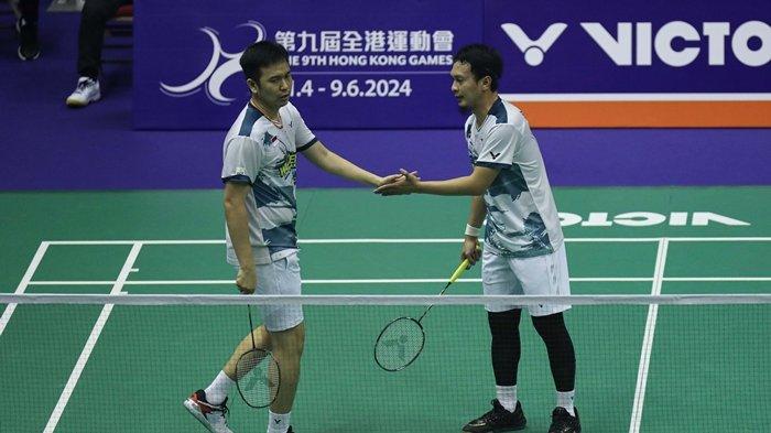 Gandra Putra Indonesia, Ahsan/Hendra Lolos ke Semi Final Hong Kong Open 2023, Jumat (15/9/2023).