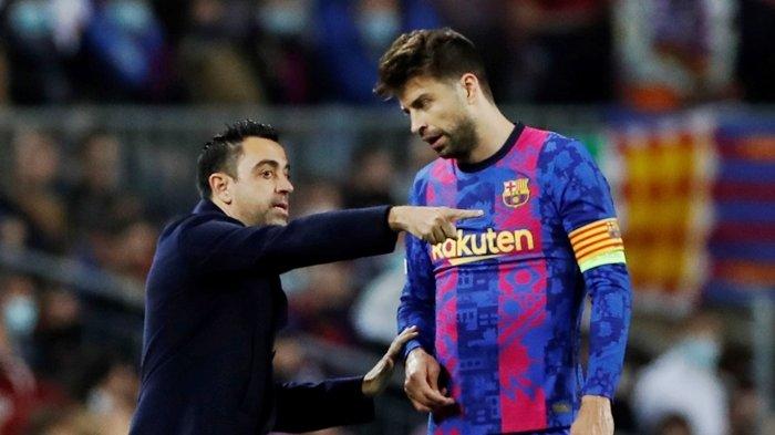 Gerard Pique Berseteru dengan Xavi Hernandez, Masa Depannya di Barcelona Makin Suram