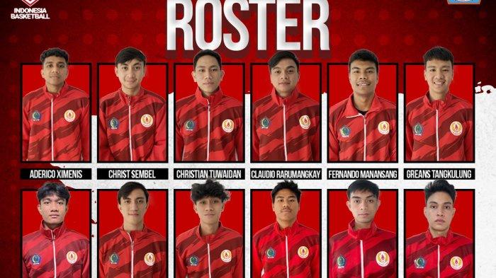 Tim Basket 5x5 Putra kontingen Sulawesi Utara.