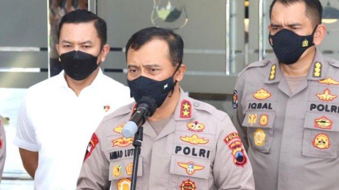 Kapolda Jateng Irjen Ahmad Luthfi saat konferensi pers di Mapolda Jateng, Selasa (18/1/2022)