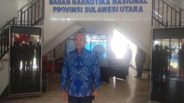Kepala BNN Brigjen Pol Drs. Victor Jefri Lasut ketika dikunjungi di kantornya, Jumat 26 Juni 2020.