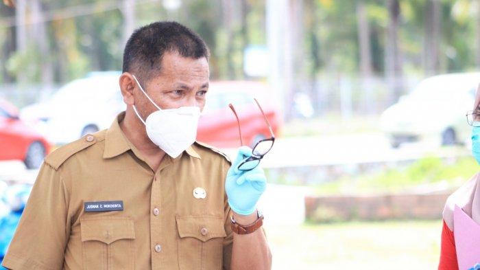 dr Jusnan Mokoginta MARS, saat menjabat Kepala Dinas Kesehatan Bolmut.