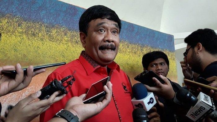 Ketua DPP Bidang Ideologi dan Kaderisasi PDI Perjuangan Djarot Saiful Hidayat di Wisma Kinasih, Tapos, Depok, Jawa Barat, Jumat (22/11/2019).
