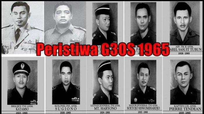 Peristiwa G30S PKI. Pembantaian 6 Dewan Jenderal TNI AD.