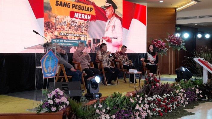 Peluncuran buku Pesulap Merah dari Pasifik di Hotel Lume'os, Cempaka Putih, Jakarta, Senin (14/10/2024).