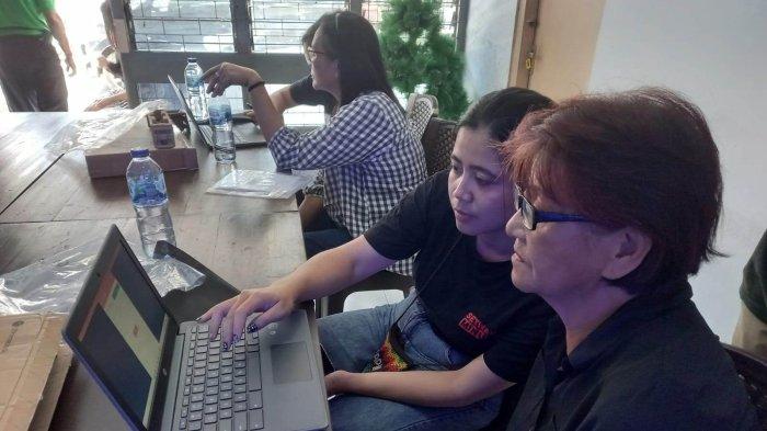 Pelatihan analisa bisnis dan sistem pencatatan administrasi usaha pengumpulan dan penjualan sampah plastik yang digelar PT Tirta Investama Airmadidi bagi para mitra.