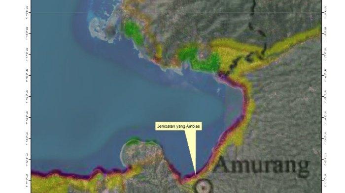Pesisir Teluk Amurang, bahkan sepanjang pantai utara Sulawesi rentan likuifaksi.