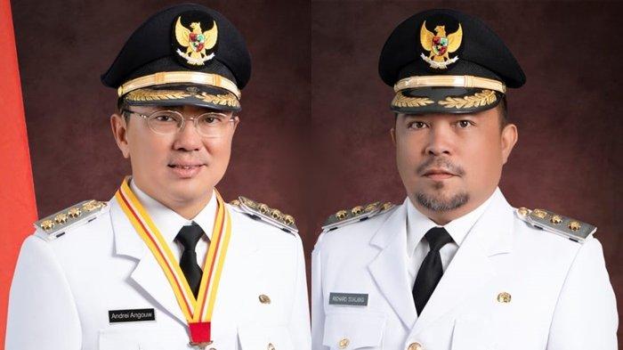 Potret Andrei Angouw dan Richard Sualang