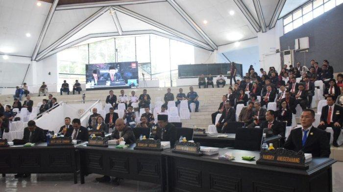 Saksikan Pidato Presiden RI Joko Widodo, DPRD Bitung Gelar Rapat Paripurna