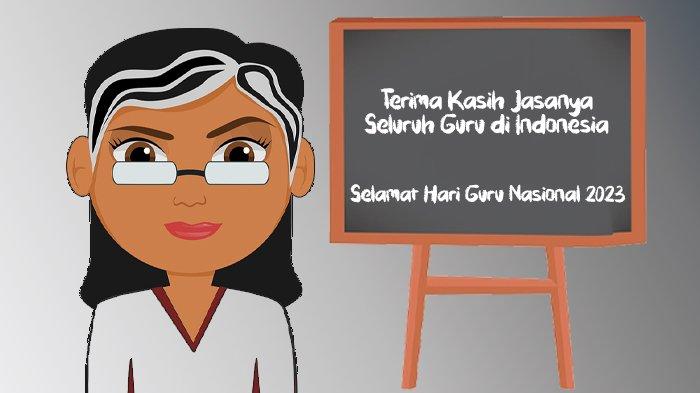 Poster Ucapan Selamat Hari Guru Nasional 2023