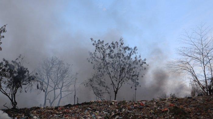 situasi terkini lokasi Kebakaran TPA Sumompo Manado