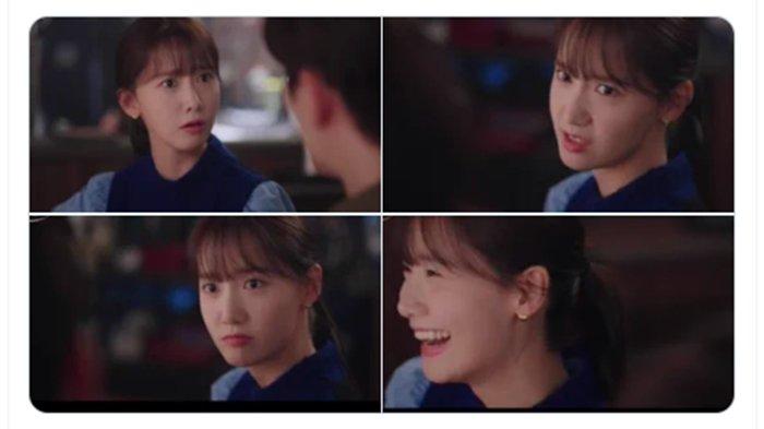 Spoiler Drama King The Land Episode 13, Sa Rang dan Gu Won Tersenyum Berpegangan Tangan.