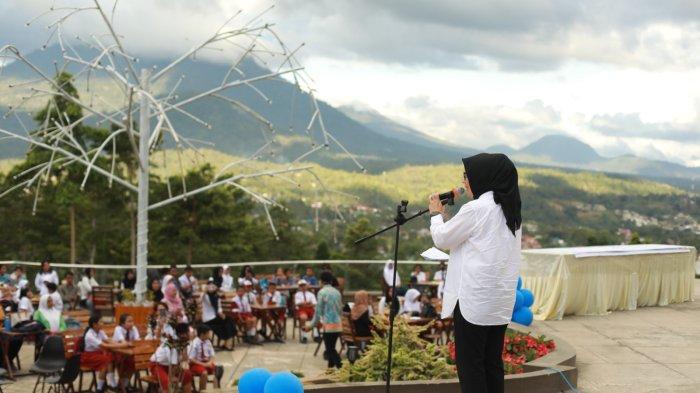 Tatong Bara menghadiri kegiatan Peringatan Hari Anak Nasional (HAN) Tingkat Kota Kotamobagu Tahun 2023