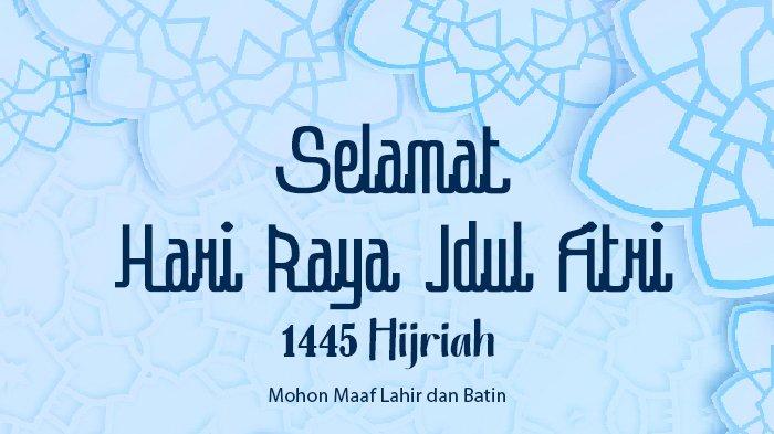 Poster Selamat Idul Fitri 2024